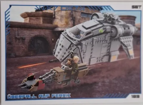 Star Wars Trading Card Collection (German) Series 4 ('Die Macht' Edition) - # 189 Überfall auf Ferrix
