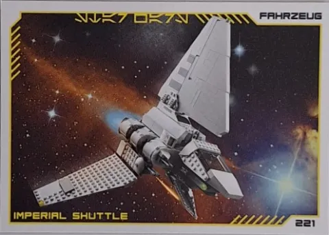 Star Wars Trading Card Collection (German) Series 4 ('Die Macht' Edition) - # 221 Imperial Shuttle