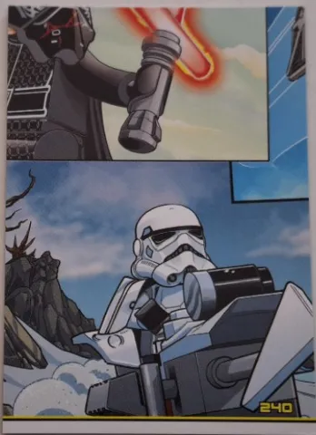 Star Wars Trading Card Collection (German) Series 4 ('Die Macht' Edition) - # 240 Puzzle Piece