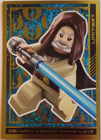 Star Wars Trading Card Collection (German) Series 4 ('Die Macht' Edition) - # LE10 Obi-Wan Kenobi Limited Edition
