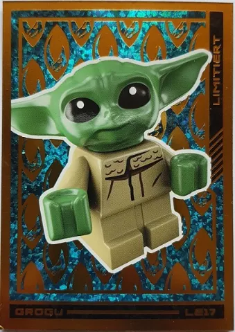 Star Wars Trading Card Collection (German) Series 4 ('Die Macht' Edition) - # LE17 Grogu Limited Edition