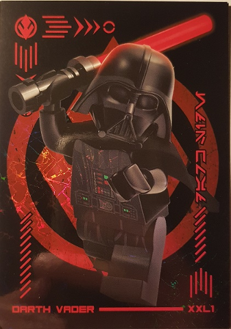 Star Wars Trading Card Collection (German) Series 4 ('Die Macht' Edition) - # XXL1 Darth Vader (Oversize XXL)