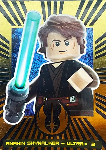 Star Wars Trading Card Collection (Polish) Series 4 (Edycja Mocy) - # 3 Anakin Skywalker - Ultra