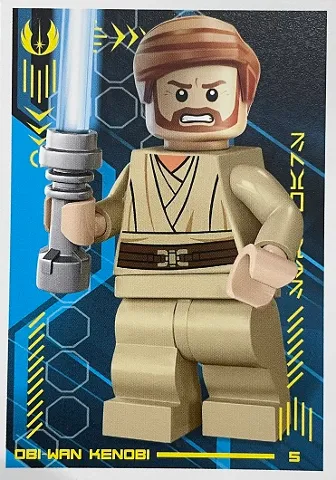 Star Wars Trading Card Collection (Polish) Series 4 (Edycja Mocy) - # 5 Obi-wan Kenobi