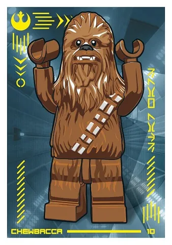 Star Wars Trading Card Collection (Polish) Series 4 (Edycja Mocy) - # 10 Chewbacca