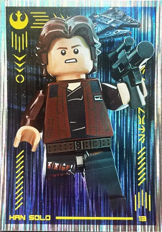 Star Wars Trading Card Collection (Polish) Series 4 (Edycja Mocy) - # 13 Han Solo