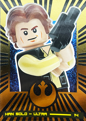 Star Wars Trading Card Collection (Polish) Series 4 (Edycja Mocy) - # 14 Han Solo - Ultra