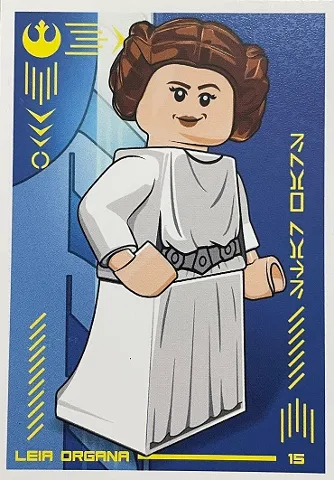 Star Wars Trading Card Collection (Polish) Series 4 (Edycja Mocy) - # 15 Leia Organa