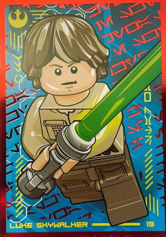 Star Wars Trading Card Collection (Polish) Series 4 (Edycja Mocy) - # 19 Luke Skywalker (Foil Variant)