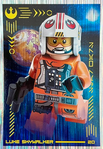 Star Wars Trading Card Collection (Polish) Series 4 (Edycja Mocy) - # 20 Luke Skywalker