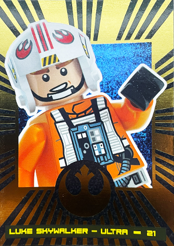 Star Wars Trading Card Collection (Polish) Series 4 (Edycja Mocy) - # 21 Luke Skywalker - Ultra