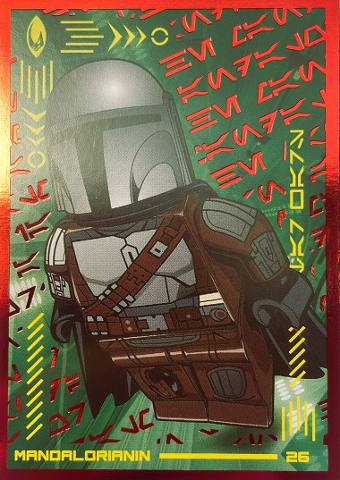 Star Wars Trading Card Collection (Polish) Series 4 (Edycja Mocy) - # 26 Mandalorianin (Foil Variant)