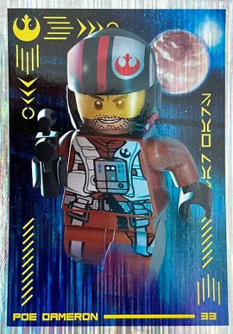 Star Wars Trading Card Collection (Polish) Series 4 (Edycja Mocy) - # 33 Poe Dameron