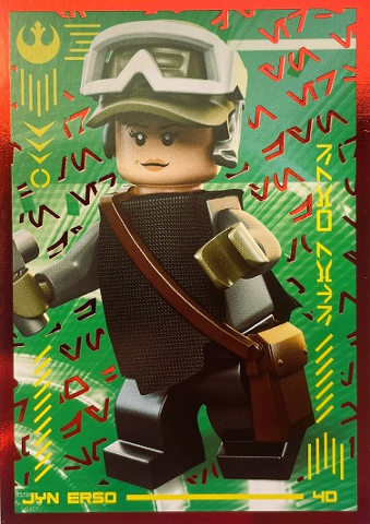 Star Wars Trading Card Collection (Polish) Series 4 (Edycja Mocy) - # 40 Jyn Erso (Foil Variant)