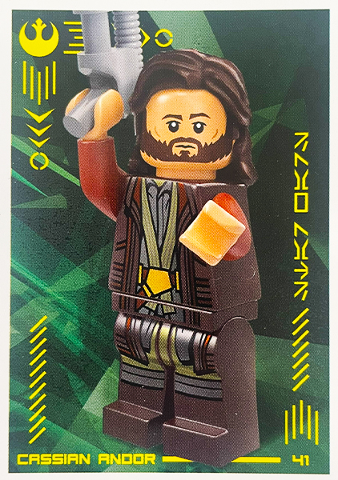 Star Wars Trading Card Collection (Polish) Series 4 (Edycja Mocy) - # 41 Cassian Andor