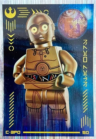 Star Wars Trading Card Collection (Polish) Series 4 (Edycja Mocy) - # 50 C-3PO