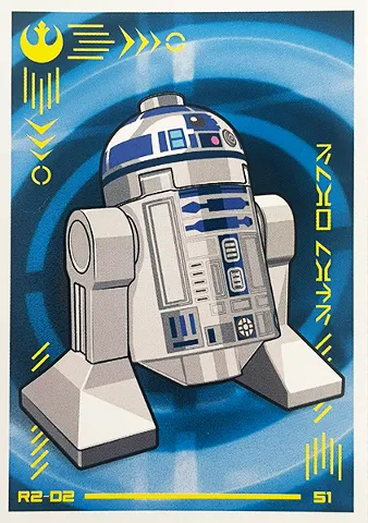 Star Wars Trading Card Collection (Polish) Series 4 (Edycja Mocy) - # 51 R2-D2