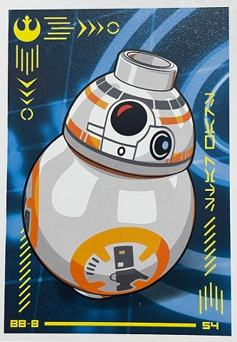 Star Wars Trading Card Collection (Polish) Series 4 (Edycja Mocy) - # 54 BB-8