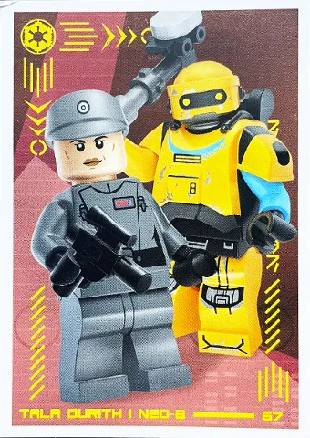 Star Wars Trading Card Collection (Polish) Series 4 (Edycja Mocy) - # 67 Tala Durith i NED-B