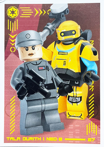 Star Wars Trading Card Collection (Polish) Series 4 (Edycja Mocy) - # 67 Tala Durith i NED-B