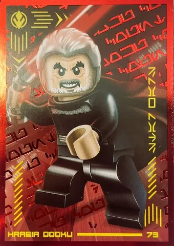 Star Wars Trading Card Collection (Polish) Series 4 (Edycja Mocy) - # 73 Hrabia Dooku (Foil Variant)