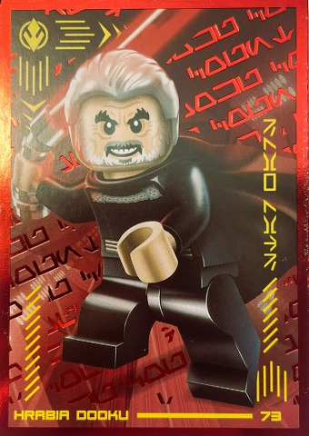 Star Wars Trading Card Collection (Polish) Series 4 (Edycja Mocy) - # 73 Hrabia Dooku (Foil Variant)