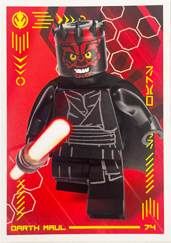 Star Wars Trading Card Collection (Polish) Series 4 (Edycja Mocy) - # 74 Darth Maul