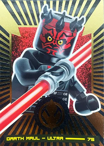 Star Wars Trading Card Collection (Polish) Series 4 (Edycja Mocy) - # 75 Darth Maul - Ultra