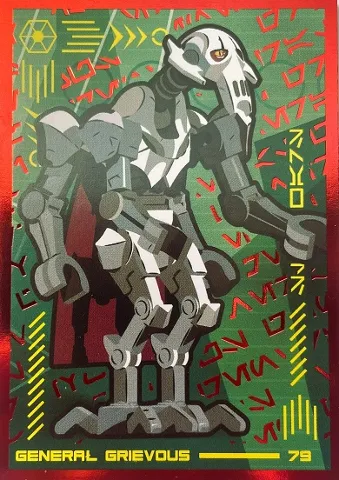 Star Wars Trading Card Collection (Polish) Series 4 (Edycja Mocy) - # 79 Generał Grievous (Foil Variant)