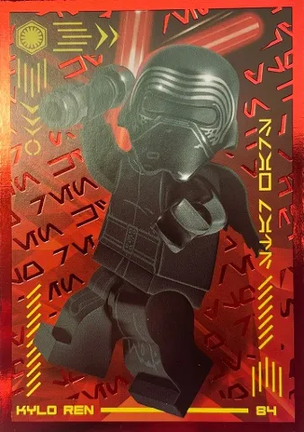 Star Wars Trading Card Collection (Polish) Series 4 (Edycja Mocy) - # 84 Kylo Ren (Foil Variant)