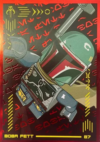 Star Wars Trading Card Collection (Polish) Series 4 (Edycja Mocy) - # 87 Boba Fett (Foil Variant)