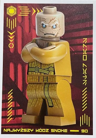 Star Wars Trading Card Collection (Polish) Series 4 (Edycja Mocy) - # 90 Najwyższy Wódz Snoke