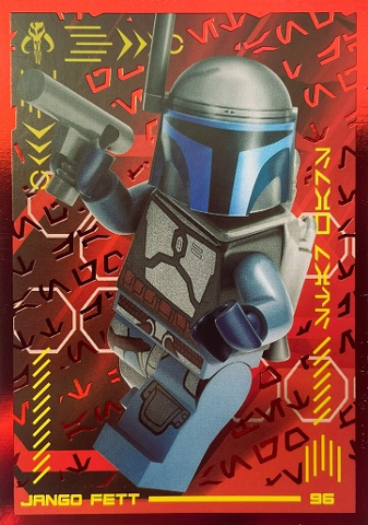 Star Wars Trading Card Collection (Polish) Series 4 (Edycja Mocy) - # 96 Jango Fett (Foil Variant)