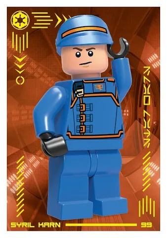 Star Wars Trading Card Collection (Polish) Series 4 (Edycja Mocy) - # 99 Syril Karn