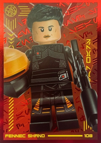 Star Wars Trading Card Collection (Polish) Series 4 (Edycja Mocy) - # 108 Fennec Shand (Foil Variant)