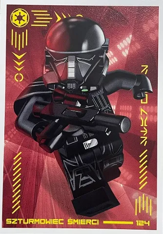 Star Wars Trading Card Collection (Polish) Series 4 (Edycja Mocy) - # 124 Szturmowiec śmierci