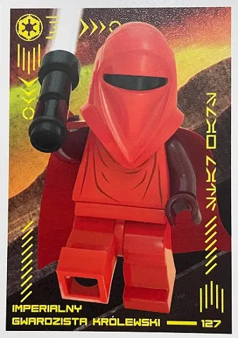 Star Wars Trading Card Collection (Polish) Series 4 (Edycja Mocy) - # 127 Imperialny Gwardzista Królewski
