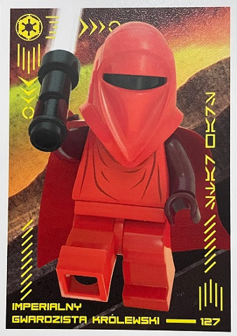 Star Wars Trading Card Collection (Polish) Series 4 (Edycja Mocy) - # 127 Imperialny Gwardzista Królewski