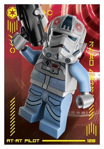Star Wars Trading Card Collection (Polish) Series 4 (Edycja Mocy) - # 128 AT-AT Pilot