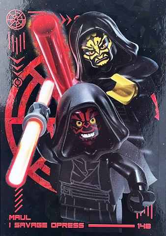 Star Wars Trading Card Collection (Polish) Series 4 (Edycja Mocy) - # 148 Maul i Savage Opress