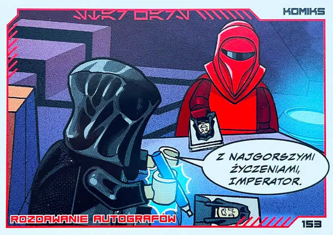 Star Wars Trading Card Collection (Polish) Series 4 (Edycja Mocy) - # 153 Rozdawanie autografów