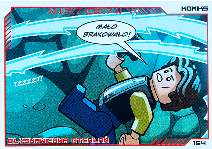 Star Wars Trading Card Collection (Polish) Series 4 (Edycja Mocy) - # 154 Błyskawicowa otchłań