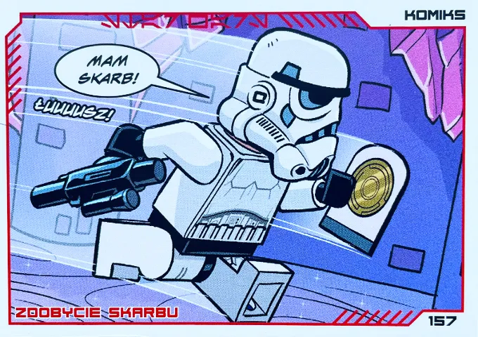 Star Wars Trading Card Collection (Polish) Series 4 (Edycja Mocy) - # 157 Zdobycie skarbu