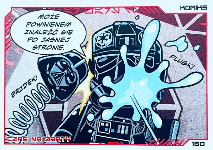 Star Wars Trading Card Collection (Polish) Series 4 (Edycja Mocy) - # 160 Czas na żarty