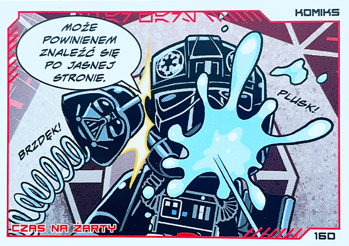 Star Wars Trading Card Collection (Polish) Series 4 (Edycja Mocy) - # 160 Czas na żarty