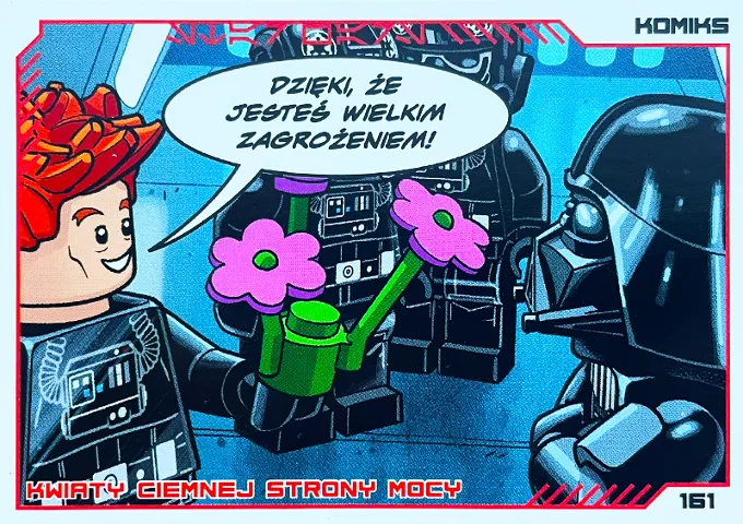 Star Wars Trading Card Collection (Polish) Series 4 (Edycja Mocy) - # 161 Kwiaty ciemnej strony mocy