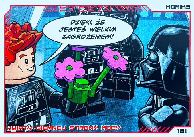 Star Wars Trading Card Collection (Polish) Series 4 (Edycja Mocy) - # 161 Kwiaty ciemnej strony mocy