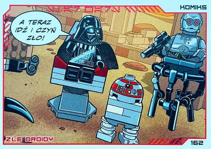 Star Wars Trading Card Collection (Polish) Series 4 (Edycja Mocy) - # 162 Złe droidy