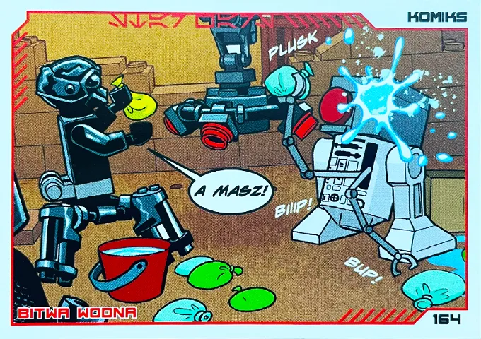 Star Wars Trading Card Collection (Polish) Series 4 (Edycja Mocy) - # 164 Bitwa wodna