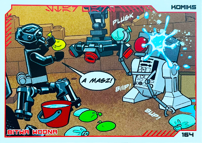 Star Wars Trading Card Collection (Polish) Series 4 (Edycja Mocy) - # 164 Bitwa wodna